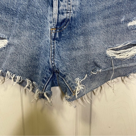 Denim Forum The Ex-Boyfriend Hi-Rise Denim
Short in Picture this Blue Sz 30 - Picture 6 of 10